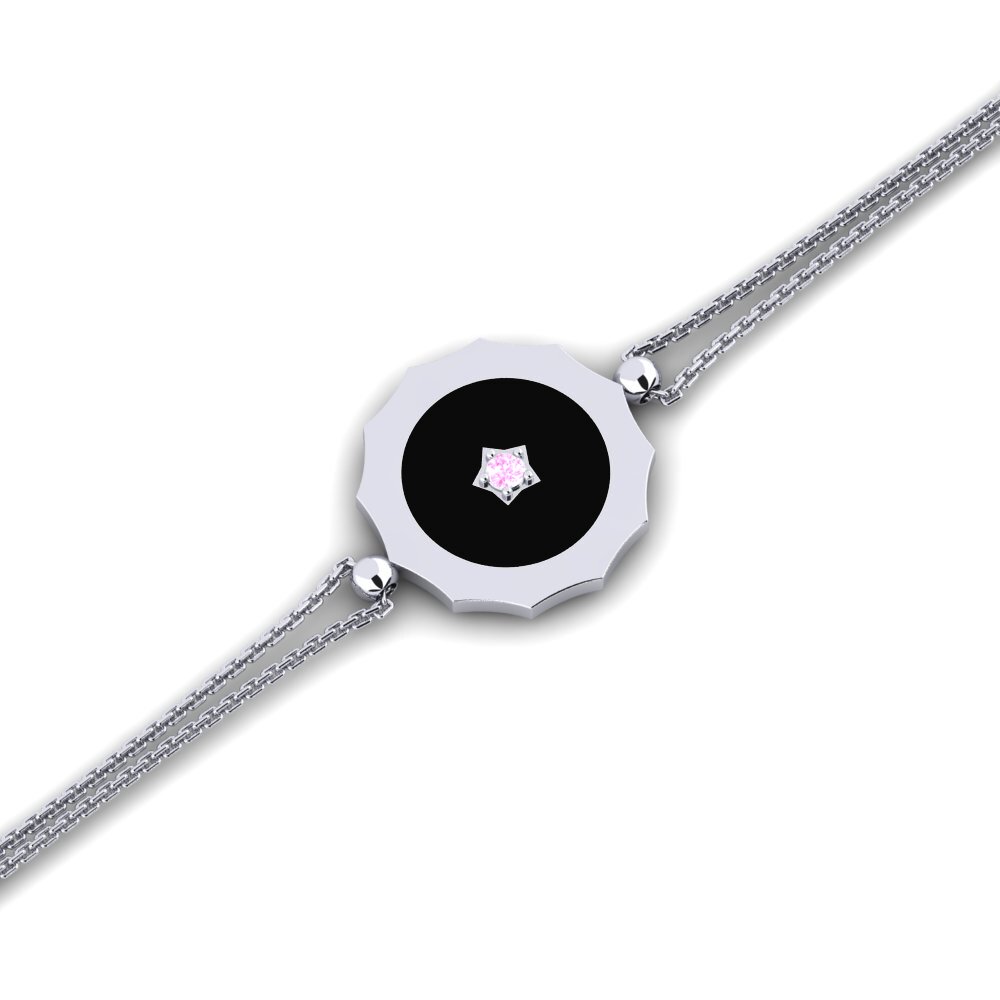 Pink Sapphire Women's Bracelet Leonorred