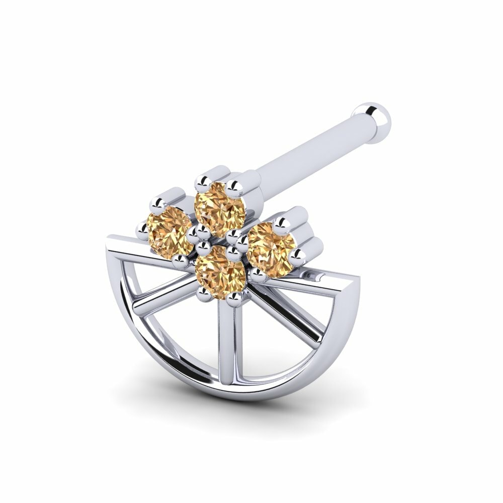 Bruine Diamant Neus Pin Leranes