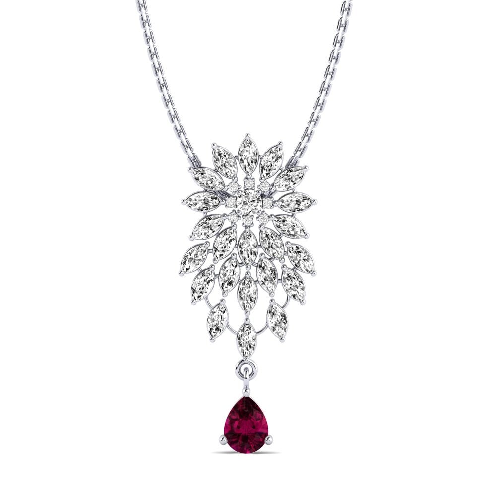 Rhodolite Garnet Women's Pendant Lesbonna