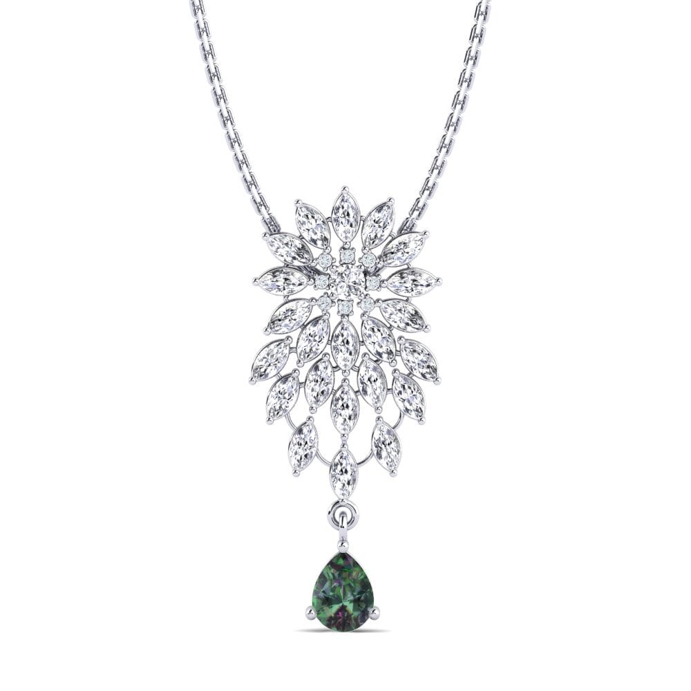 Pear Mystic Topaz Women's Pendant Lesbonna