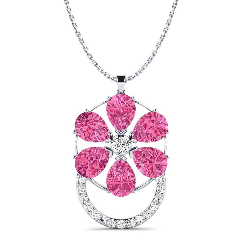Pink Tourmaline Women's Pendant Lesman