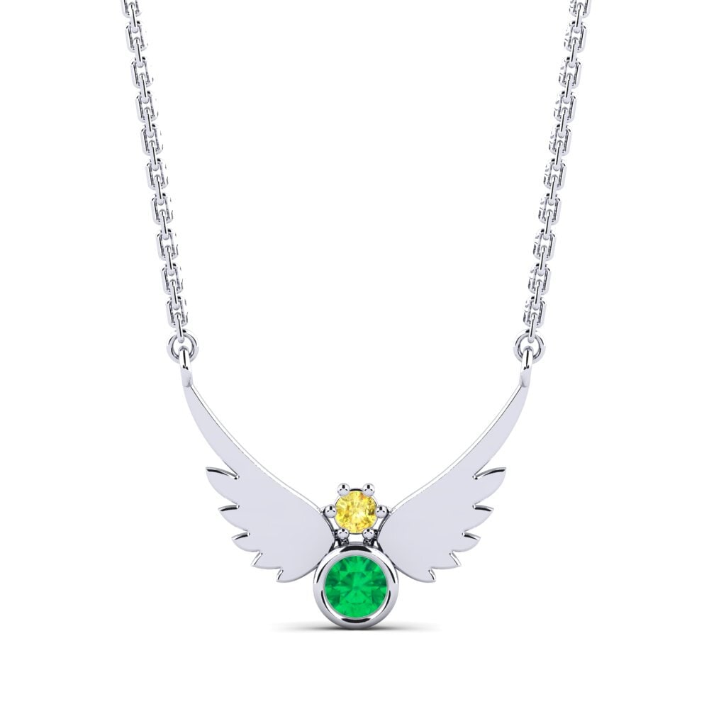 Emerald Women's Necklace Leta