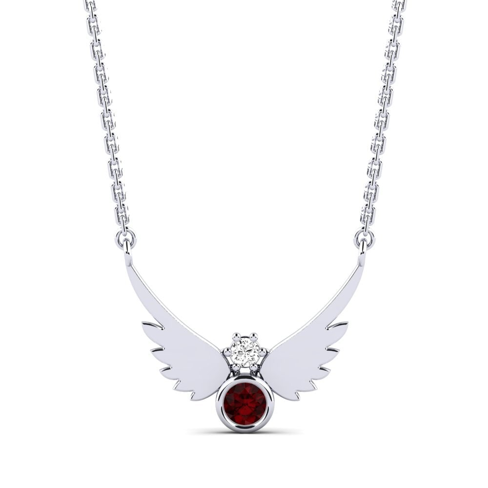 Garnet Women's Necklace Leta