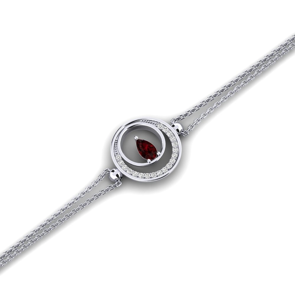 Pera Granate Pulsera de Mujer Leucus
