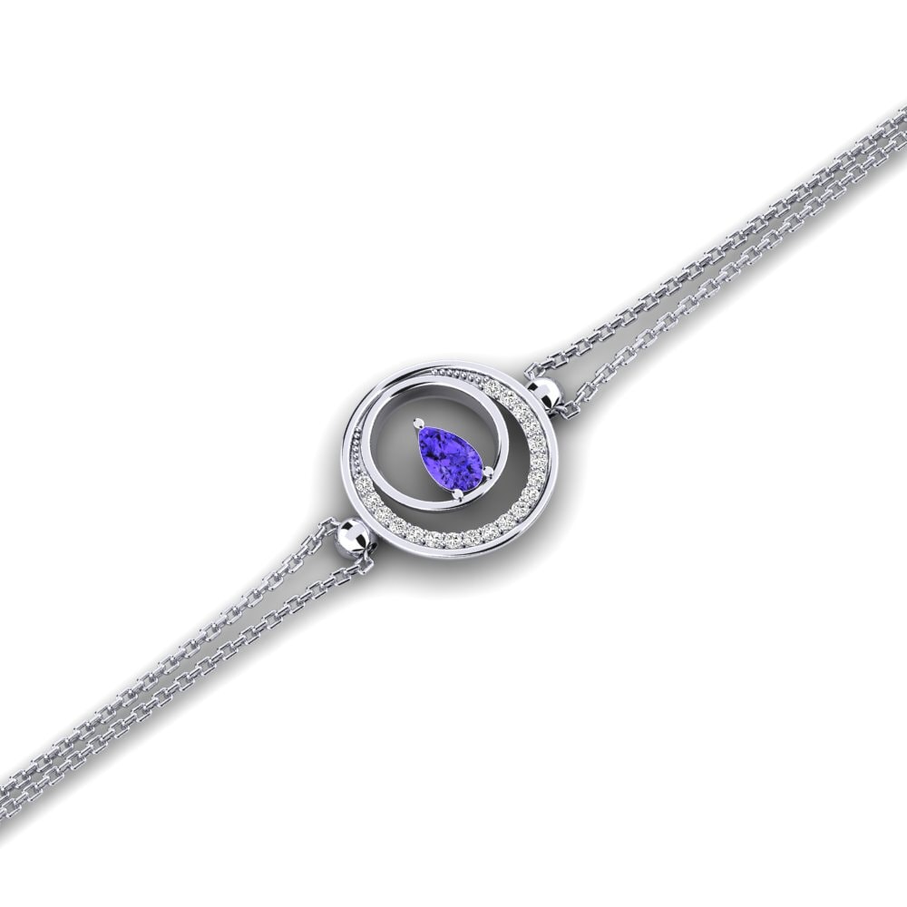 Pera Tanzanita Pulsera de Mujer Leucus