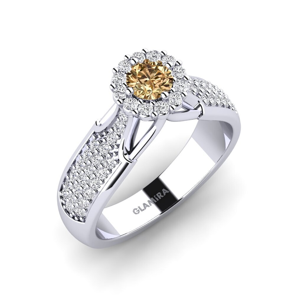 Brauner Diamant Verlobungsring Leviathan