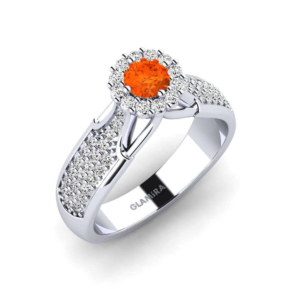 Fire-Opal Engagement Ring Leviathan