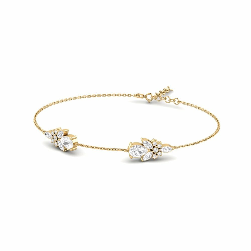 Oro Giallo 585 Bracciale da donna Levitha