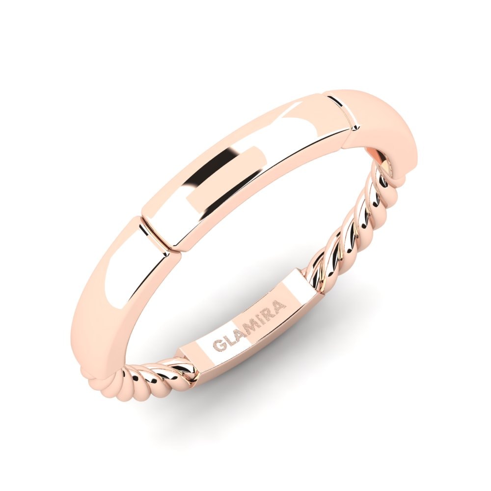 Oro Rosso 375 Anello Lianan