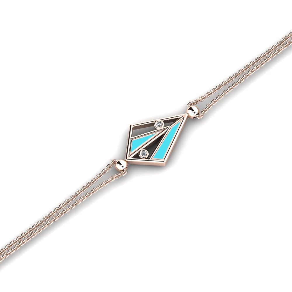 14ct Rose Gold Women's Bracelet Lianne