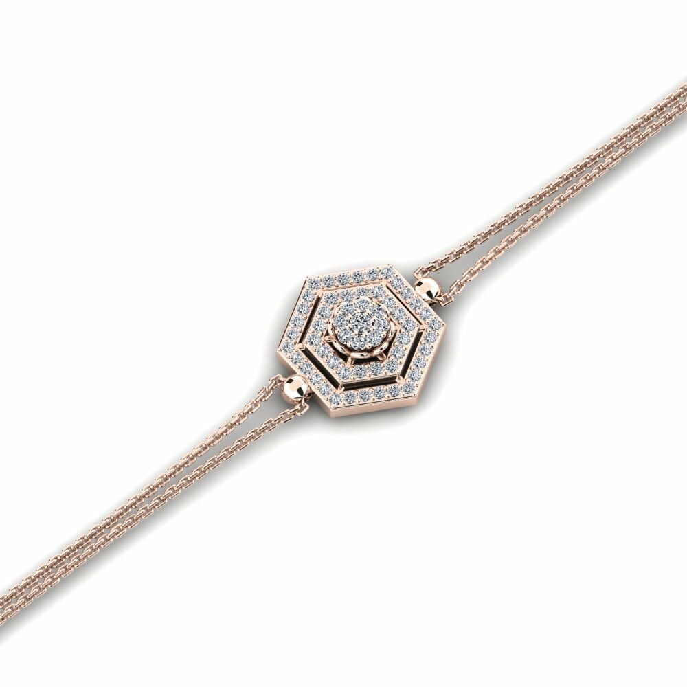 9ct Rose Gold Women's Bracelet Liberal