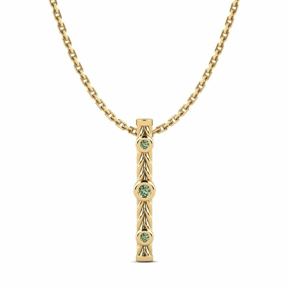 Diamante Verde Ciondolo da donna Libilove