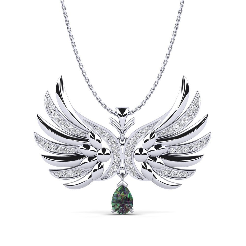 Pear Mystic Topaz Women's Pendant Licea