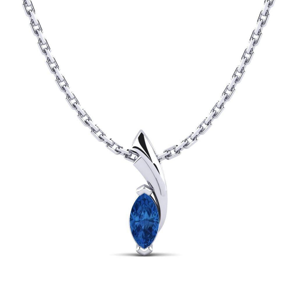 Circonita Azul Oscuro Colgante de Mujer Lichas
