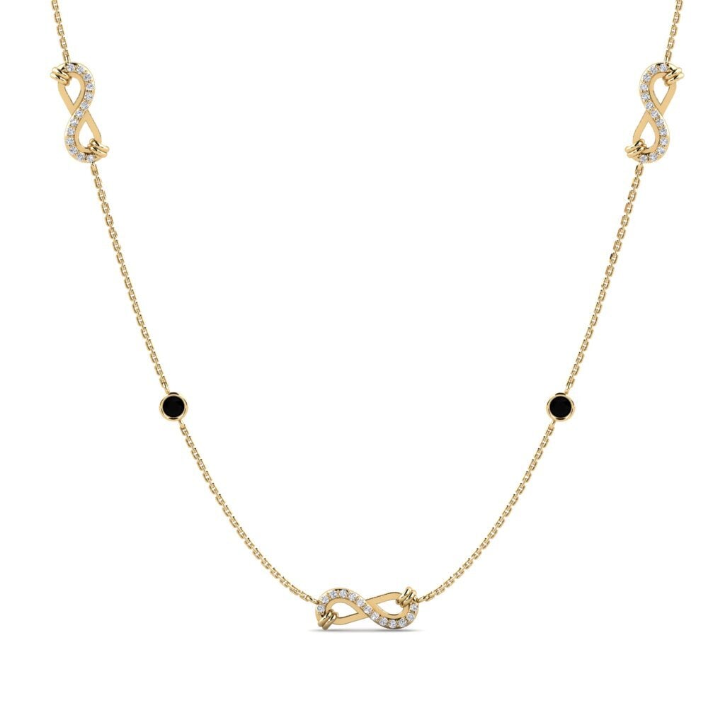 Black Sapphire Women's Necklace Lidenskab