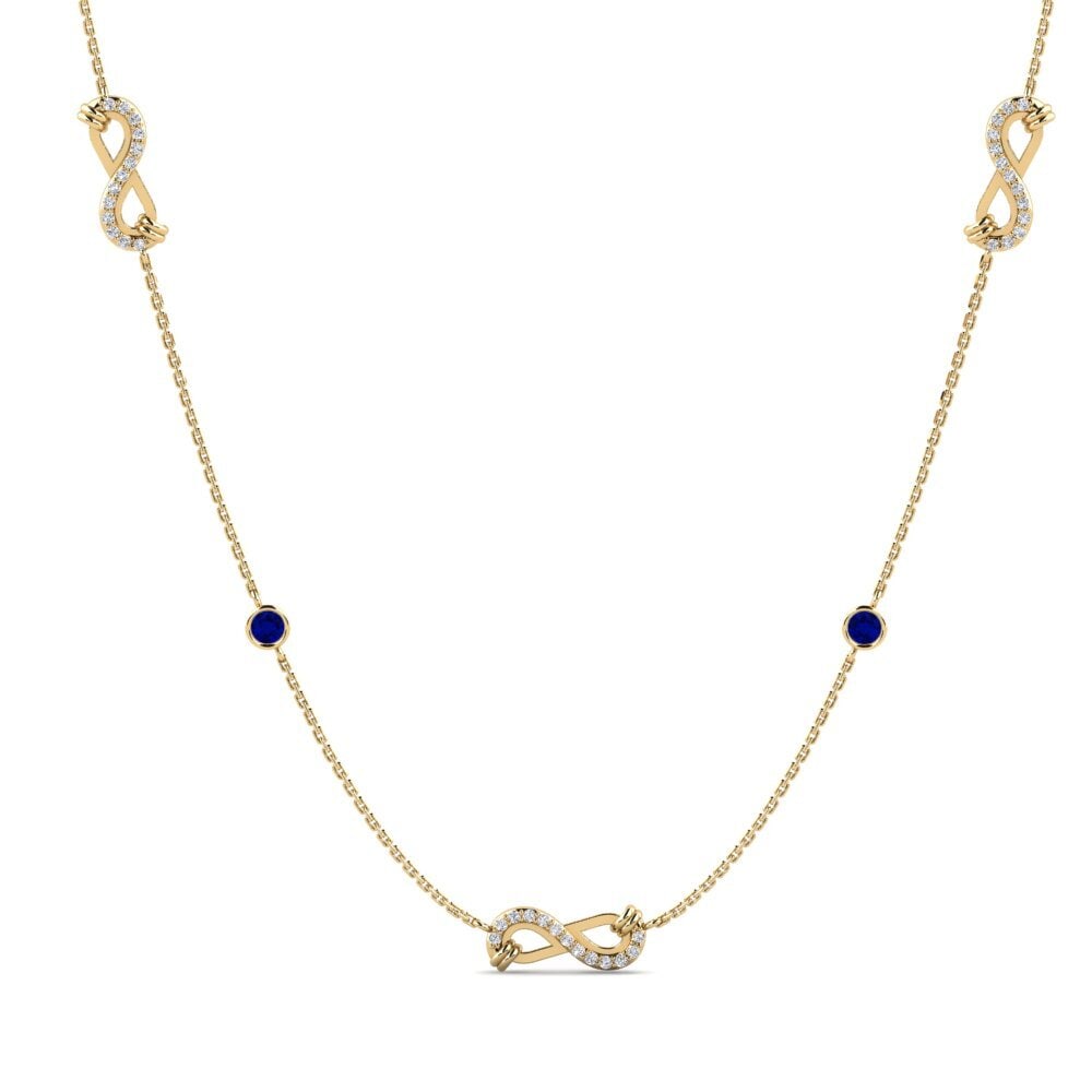 Sapphire Women's Necklace Lidenskab