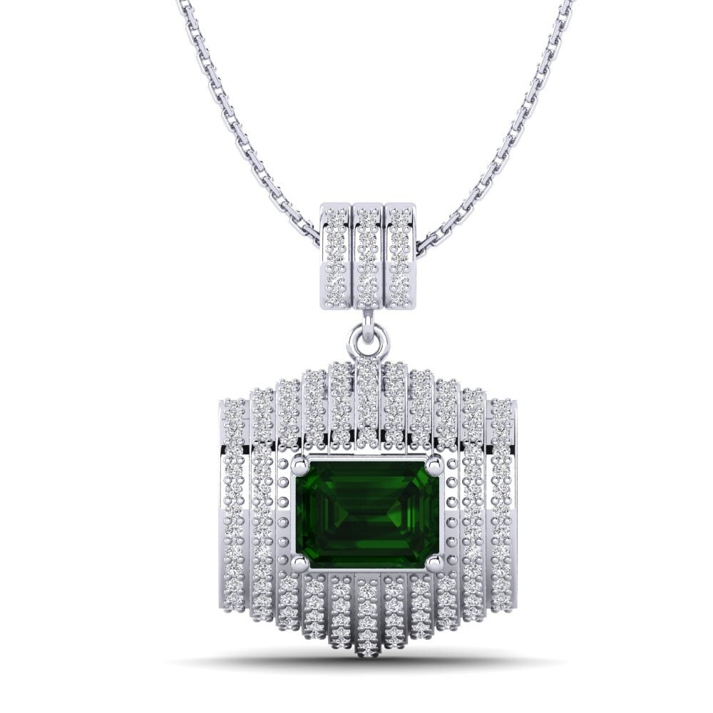 Green Tourmaline Women's Pendant Lidija
