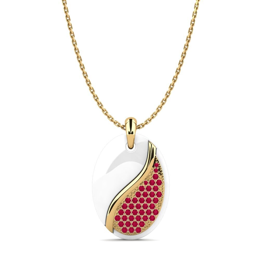 Ruby Women's Pendant Lieselotte