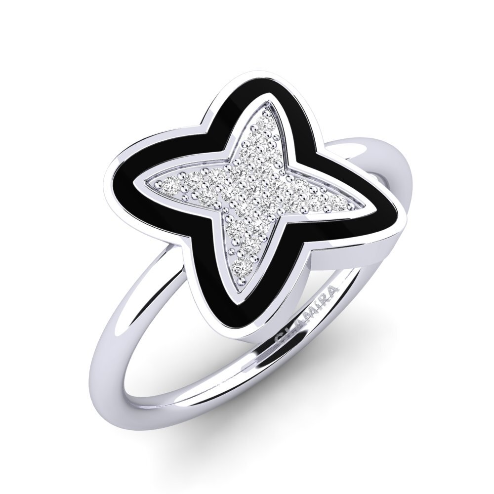 White sapphire Ring Lieu