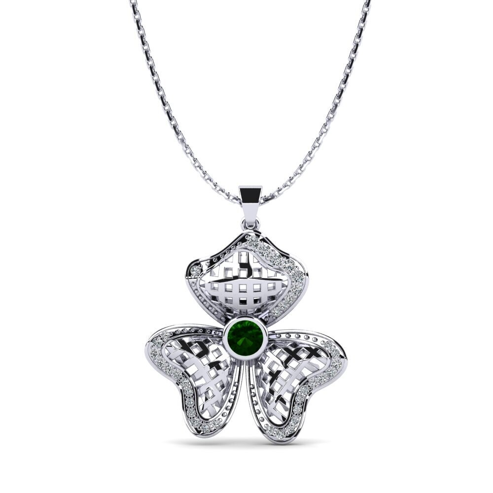 Green Tourmaline Women's Pendant Lifian
