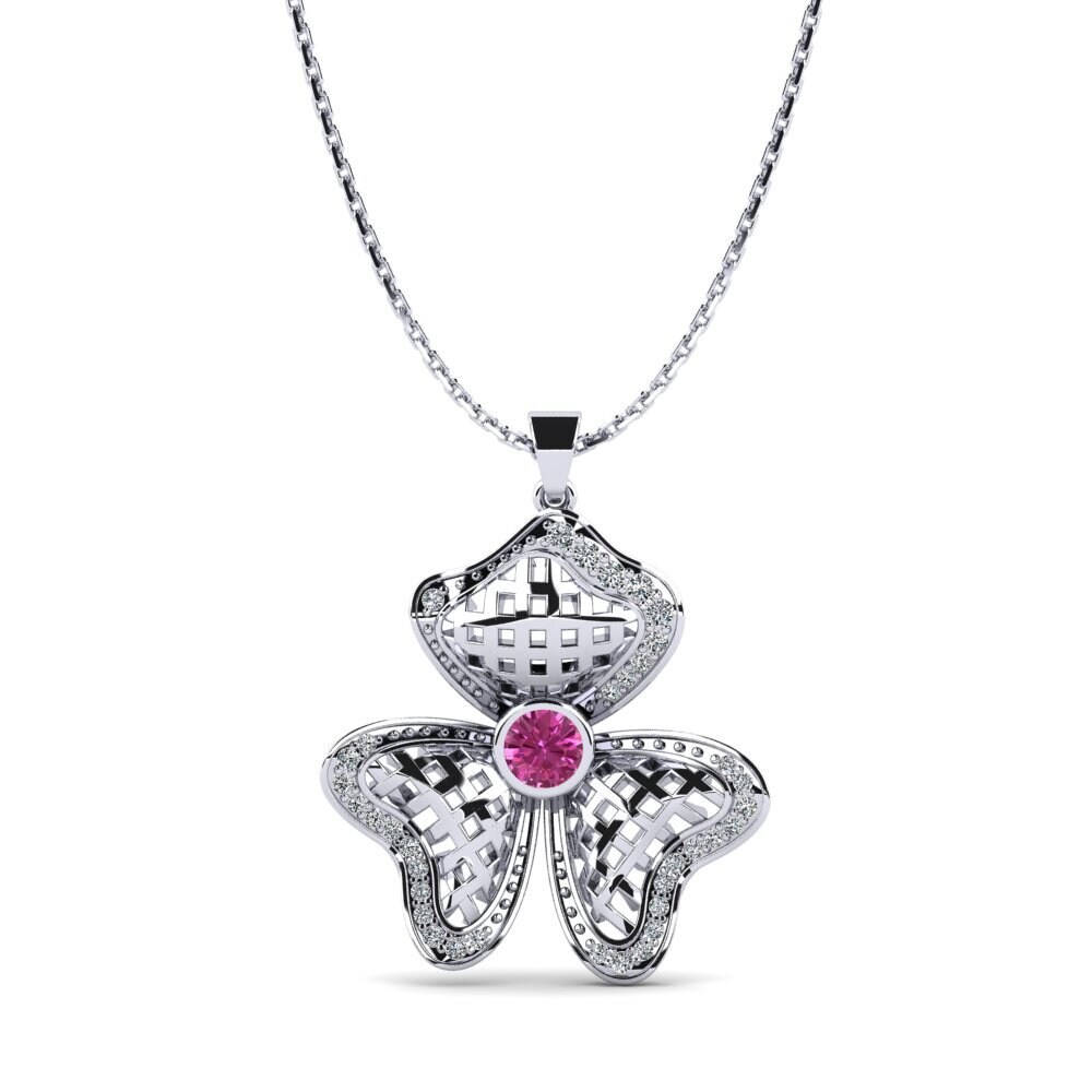 Pink Topaz Women's Pendant Lifian