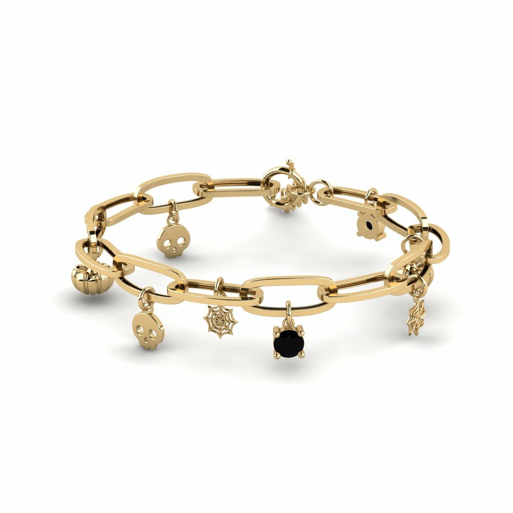 Pulseiras Charm Ônix Negro