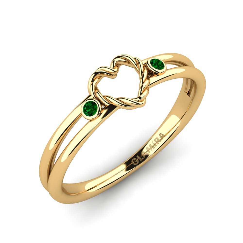 Green Zirconia Ring Lilia