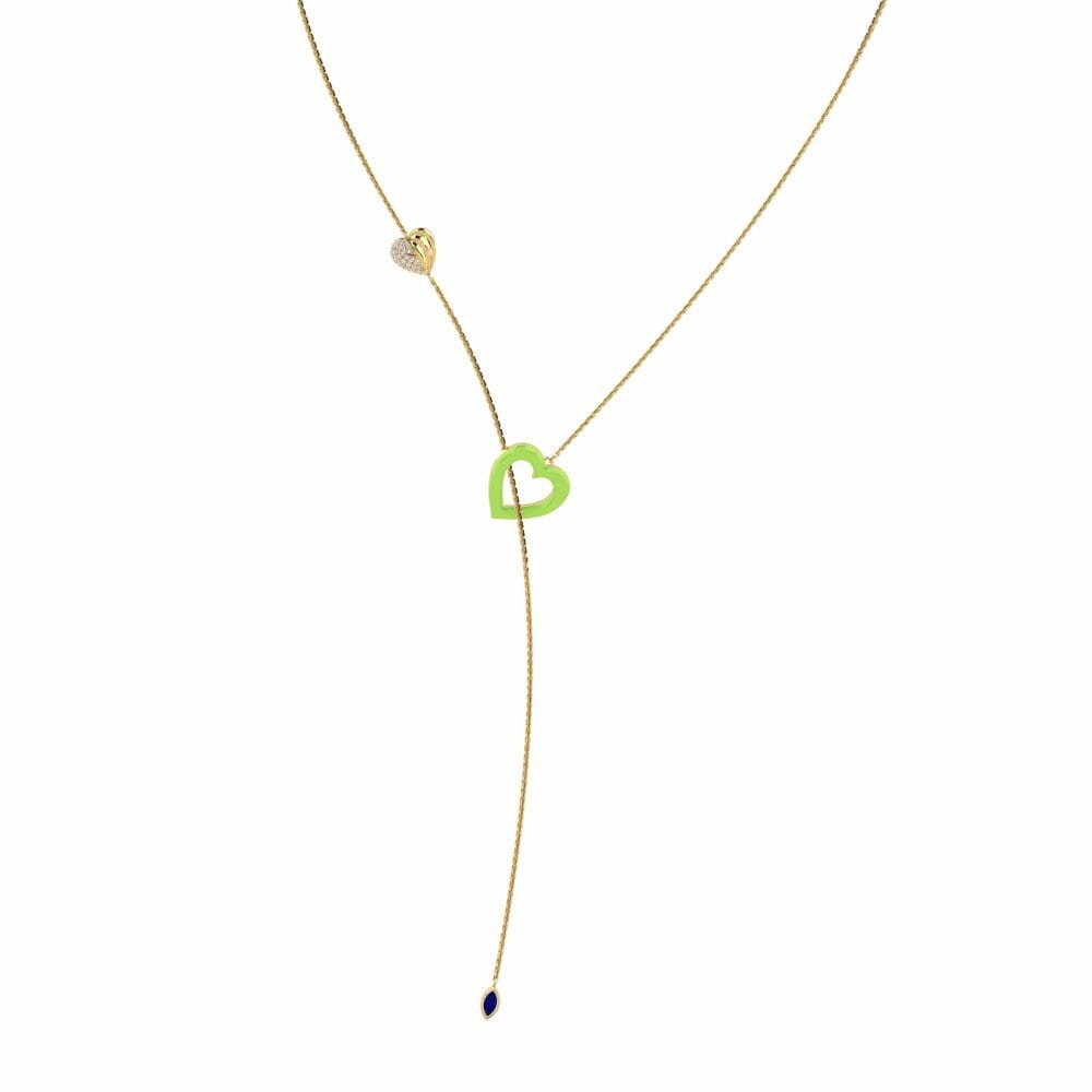 Vàng 18K Đá Sapphire Dây chuyền nữ Lilura