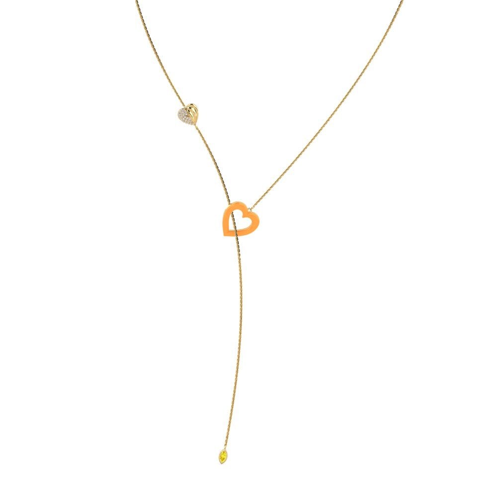 Yellow Sapphire Necklace Lilura