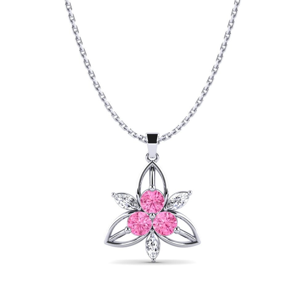 Pink Sapphire Women's Pendant Limaille