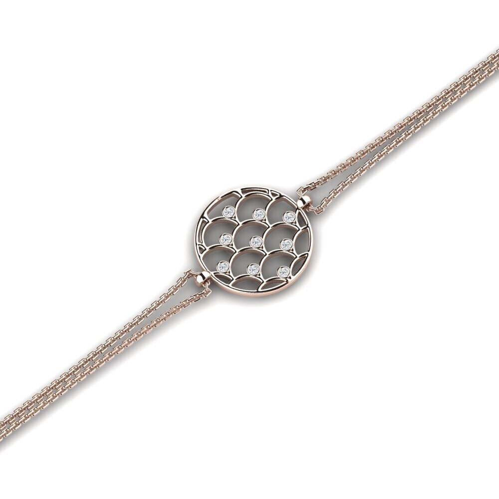 9ct Rose Gold Women's Bracelet Limbers