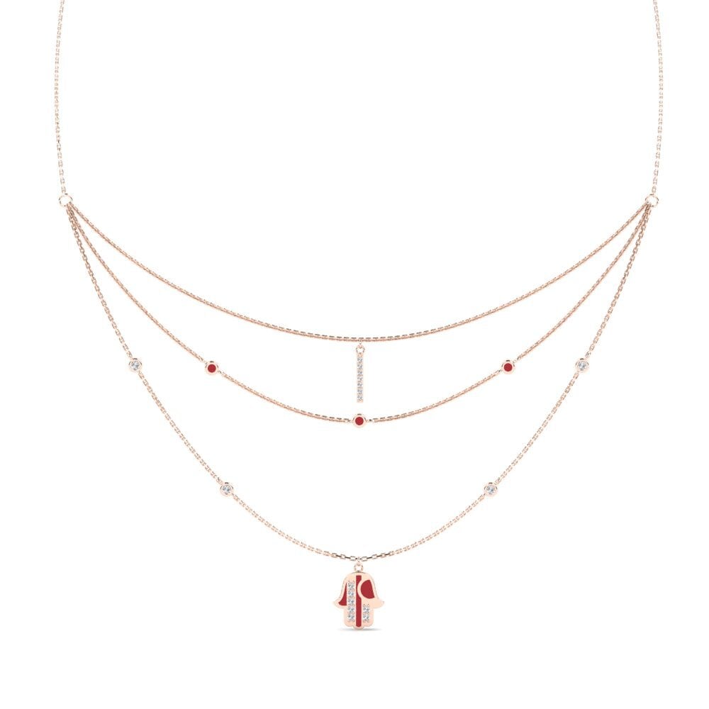 14ct Rose Gold Women's Necklace Limjae