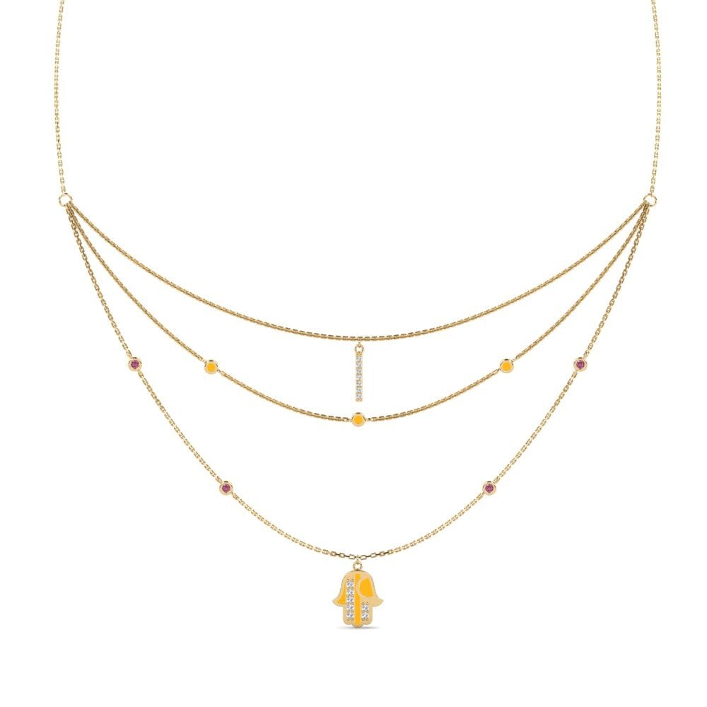 Rhodolite Garnet Women's Necklace Limjae