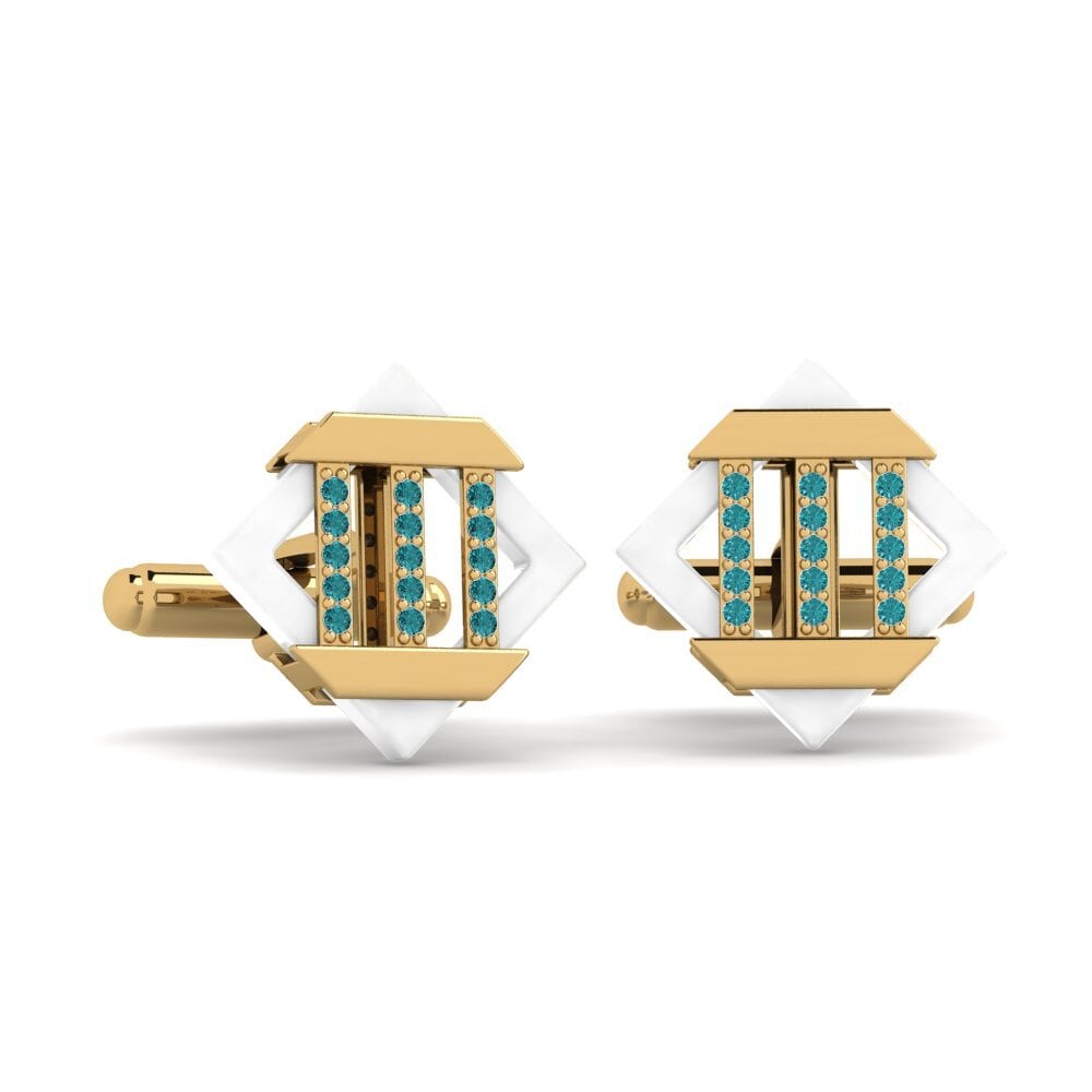 Blue Diamond Cufflink Lindberg