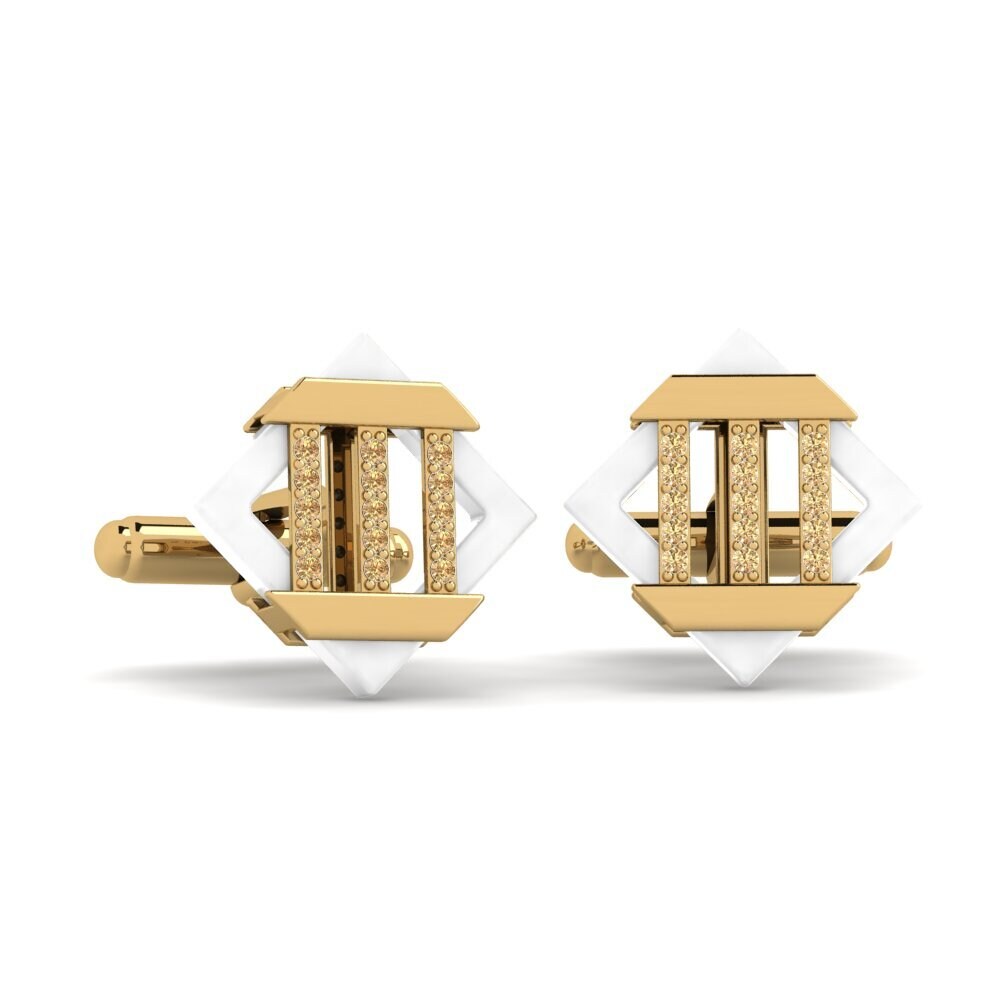 Brown Diamond Cufflink Lindberg