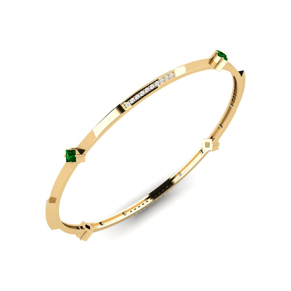 Circonita Verde Brazalete de mujer Lineaire