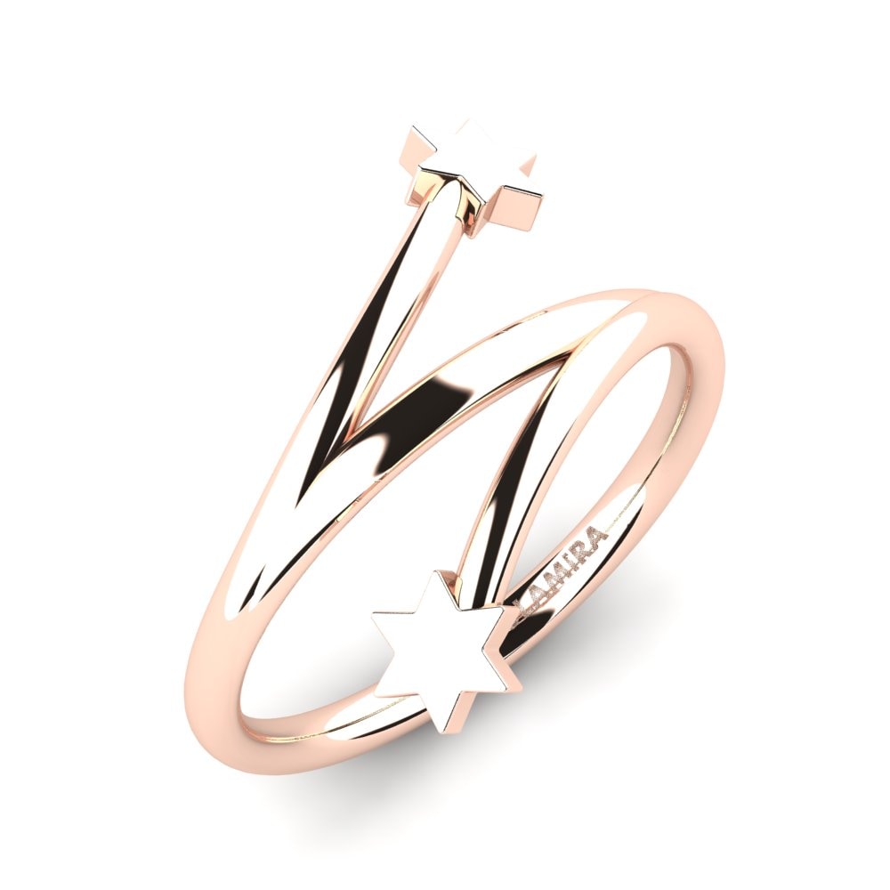 Oro Rosso 375 Anello Linsey