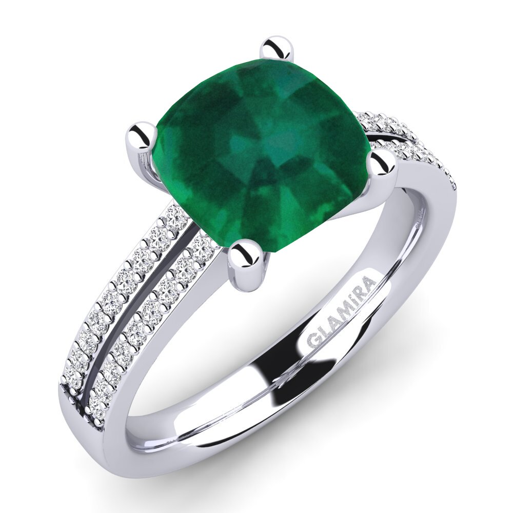 Émeraude Bague de fiançailles Liorit