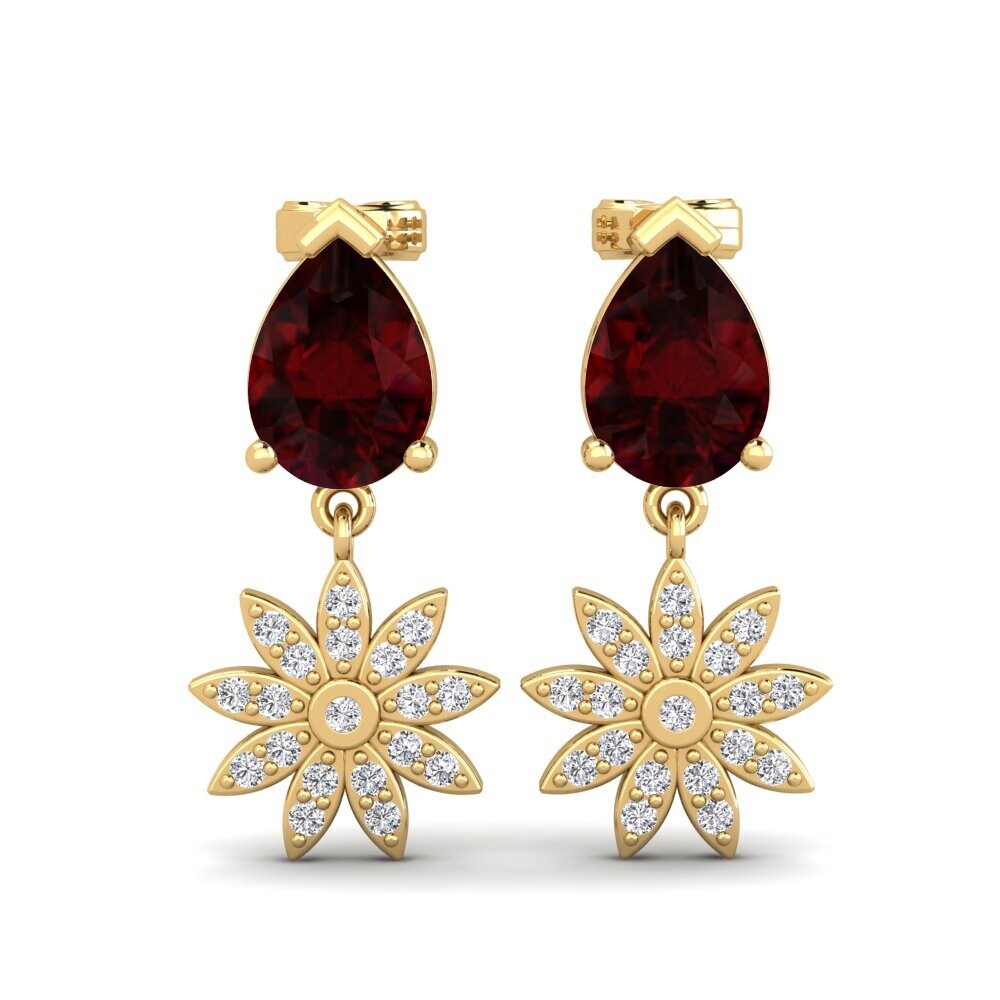 Boucles D'oreilles En Or 18k Avec Diamants 1.3 Carats - Bijoux Occasion Remis à Neuf - Prix Neuf 2900€