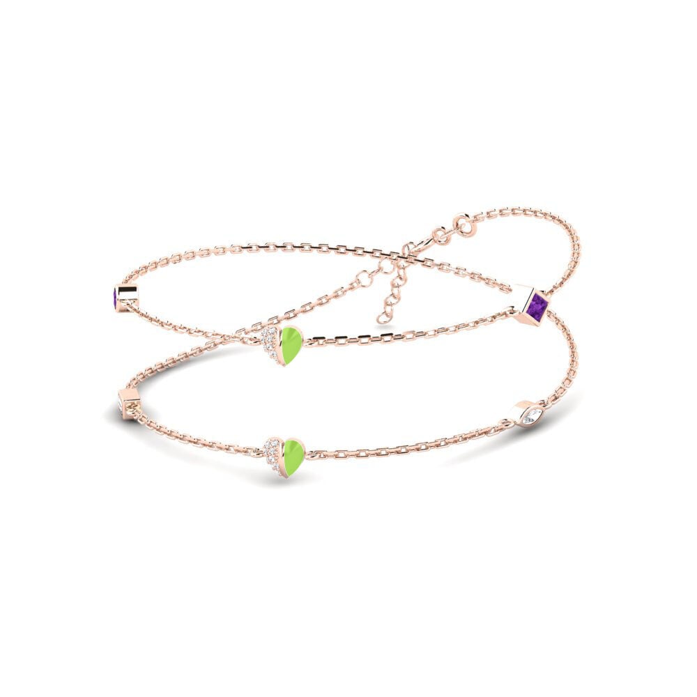 Amethyst Women's Necklace Lithochromatic
