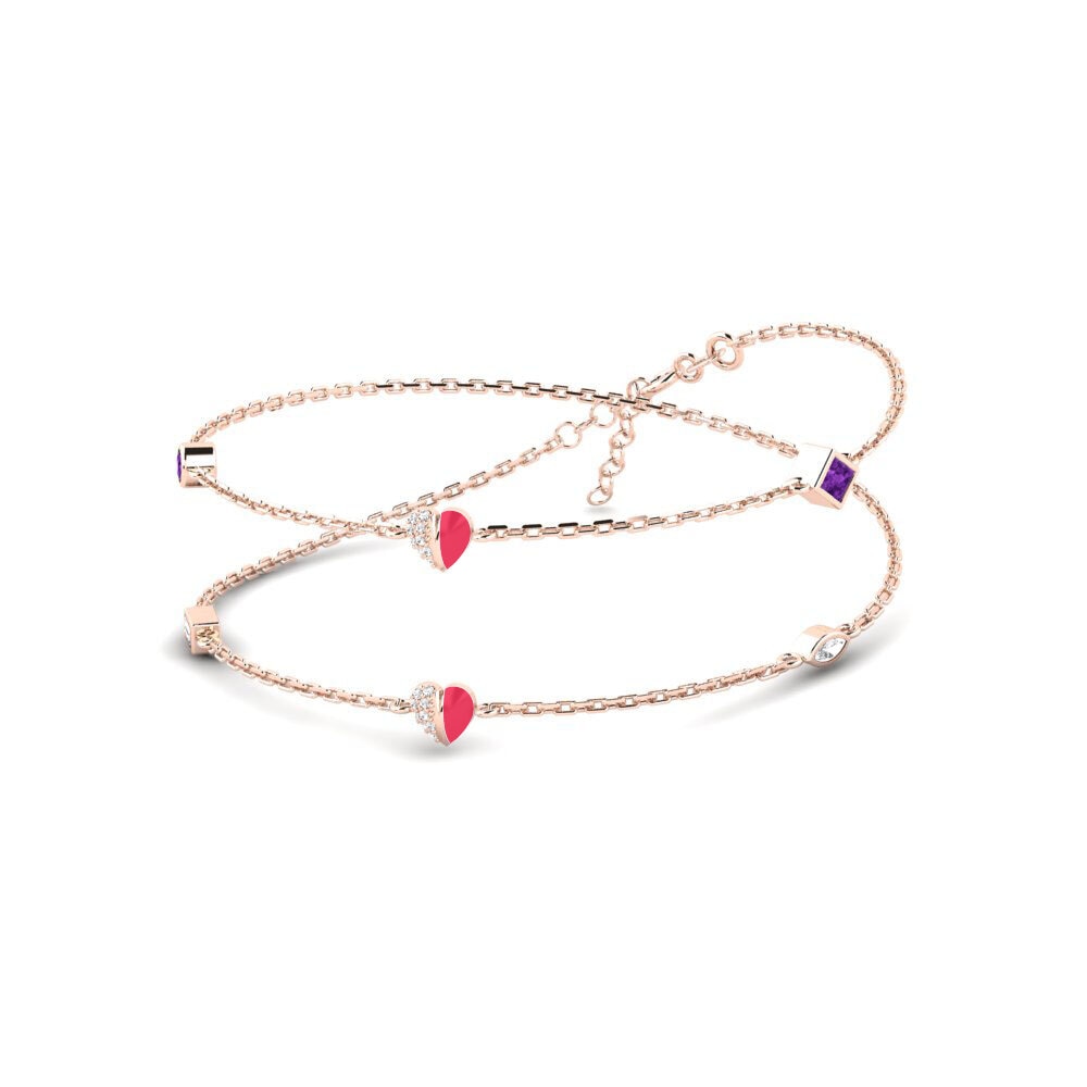Amethyst Women's Necklace Lithochromatic