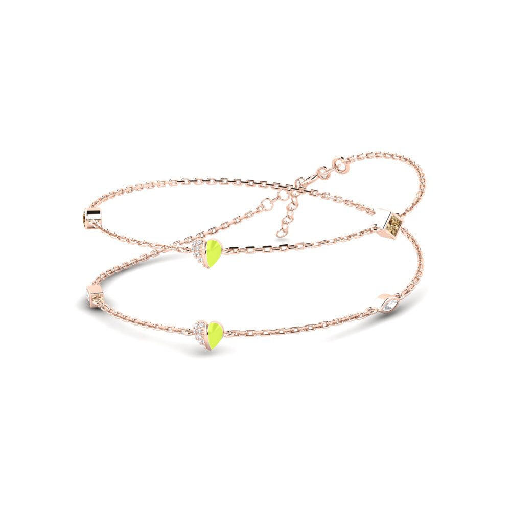 Diamante café Collar de Mujer Lithochromatic
