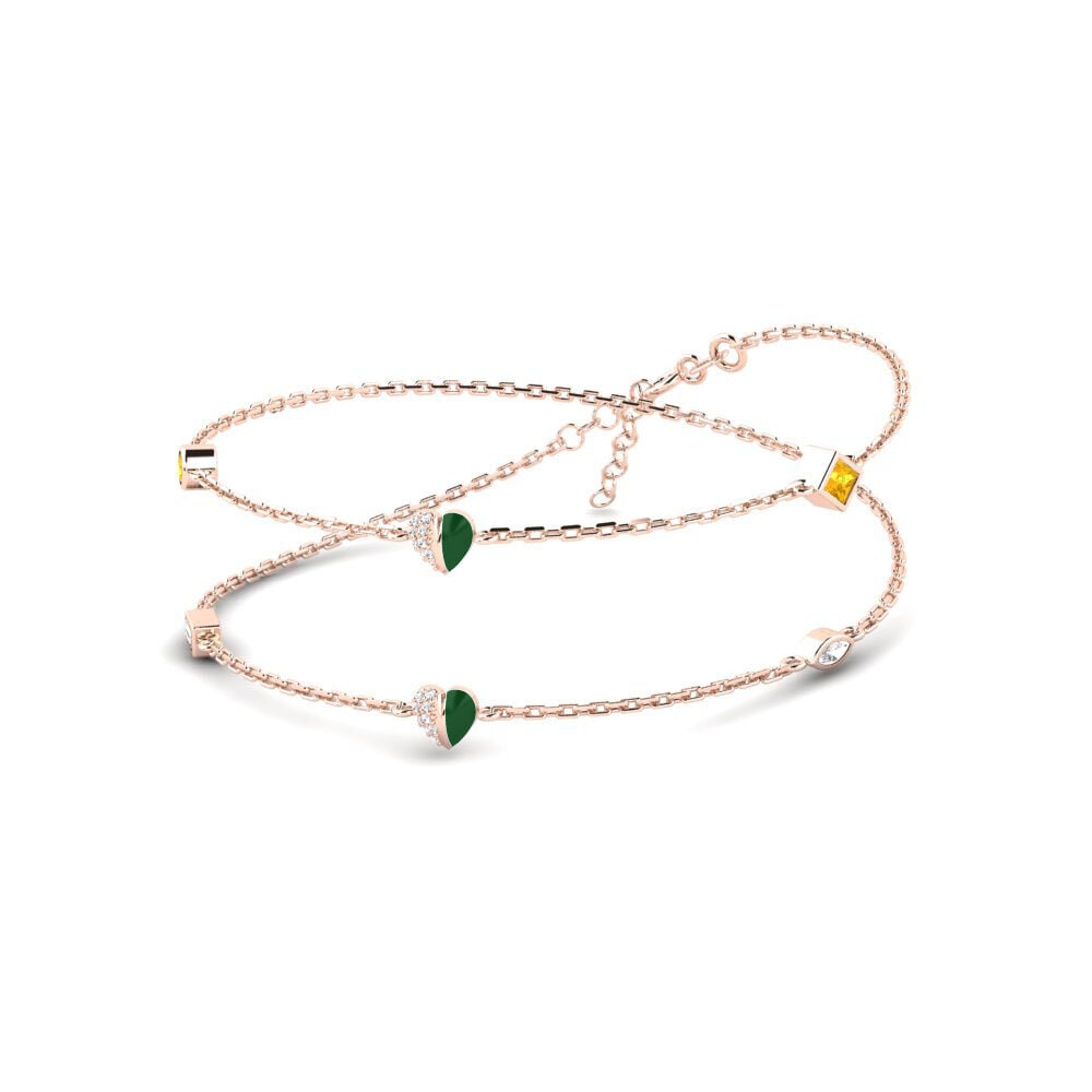 Citrine Women's Necklace Lithochromatic