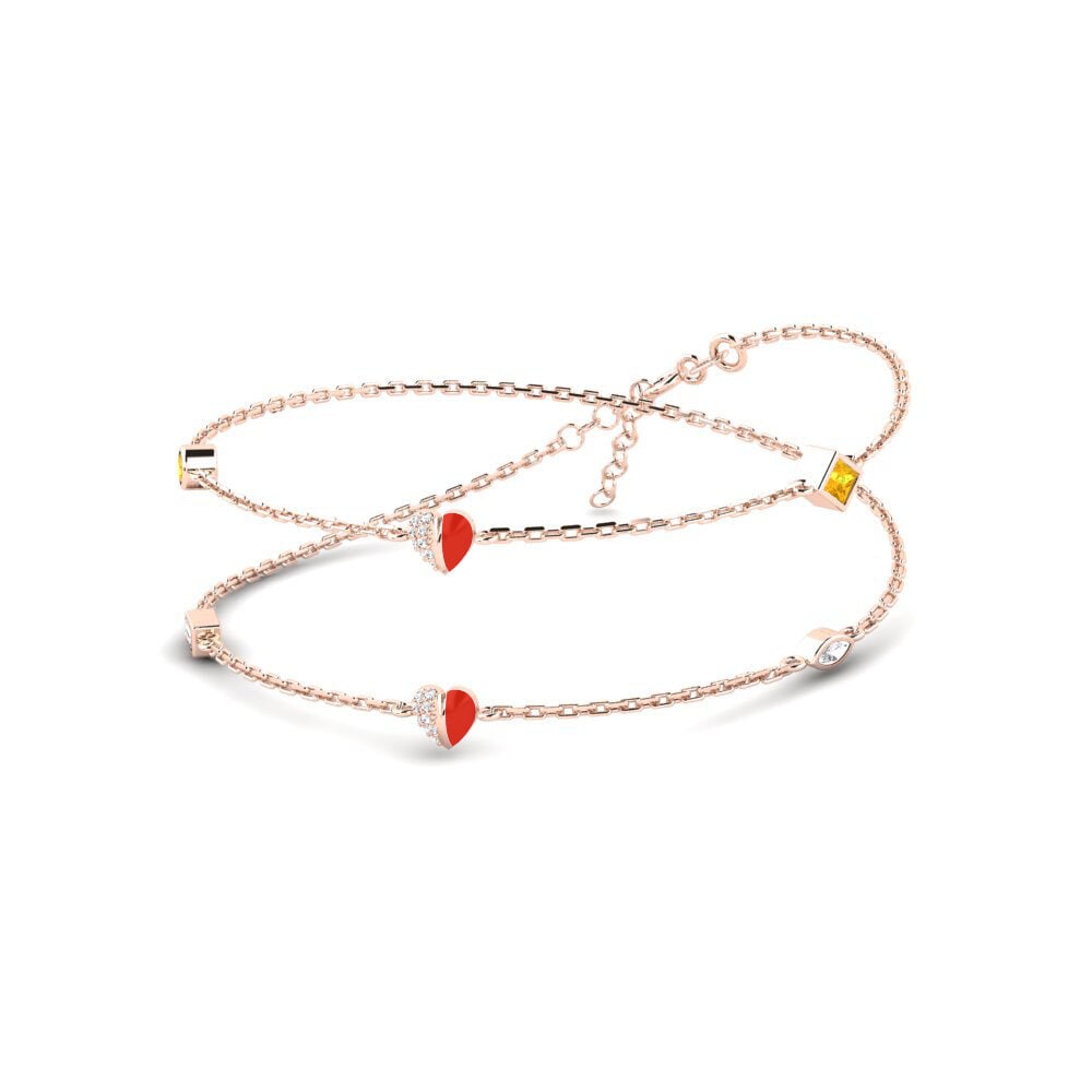 Citrine Women's Necklace Lithochromatic