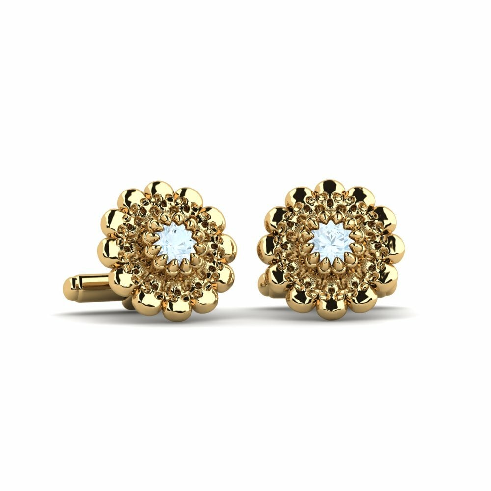 18ct Yellow Gold Cufflink Litleo
