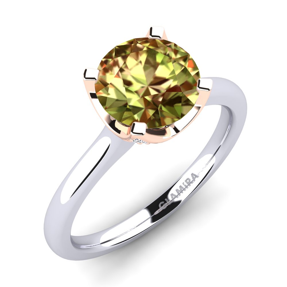 Round Sultan Stone Engagement Ring Litzy 2.0 crt