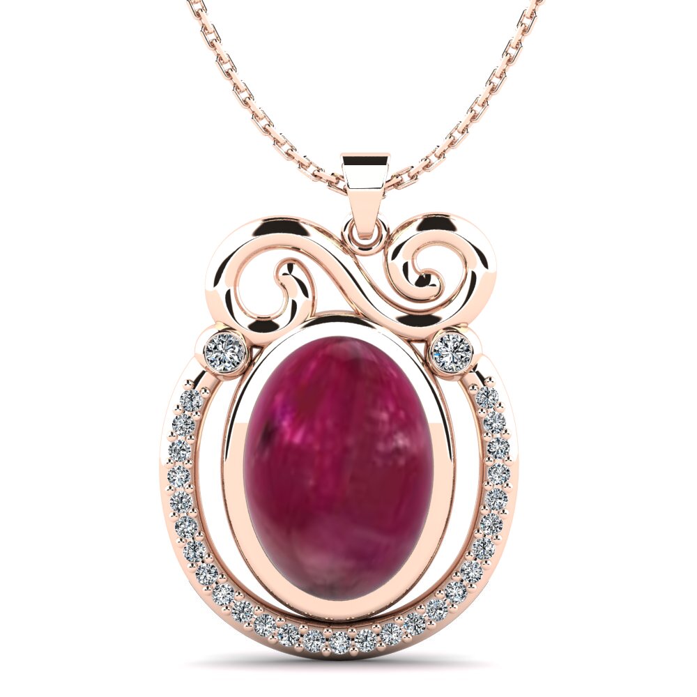 Natural Extra Fine Rich Red Ruby – Round Cabochon – AAA Grade Gemstone