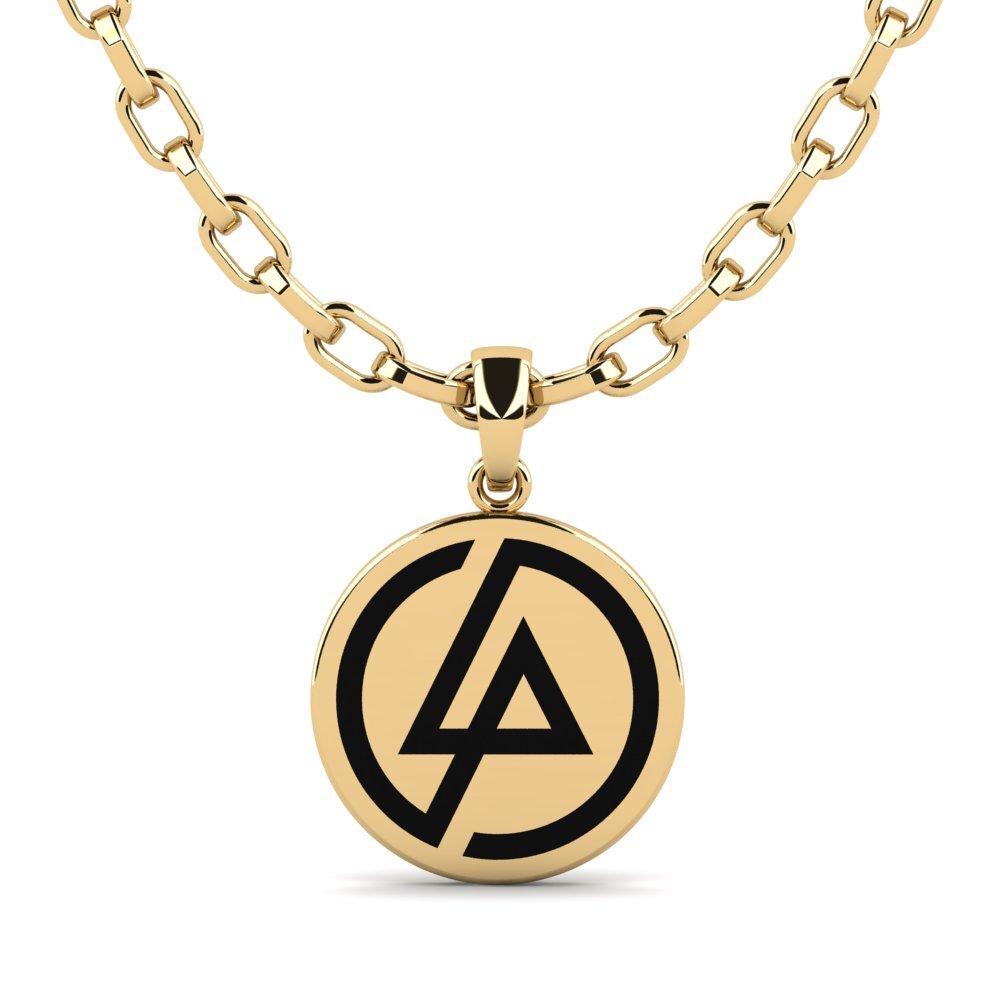 18ct Yellow Gold Men's Pendant Livviser