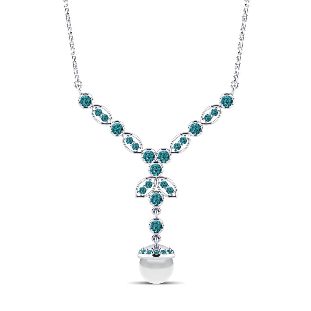 Buy Blue Diamond Necklaces GLAMIRA