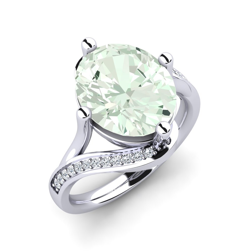 Green Amethyst Ring Loagen